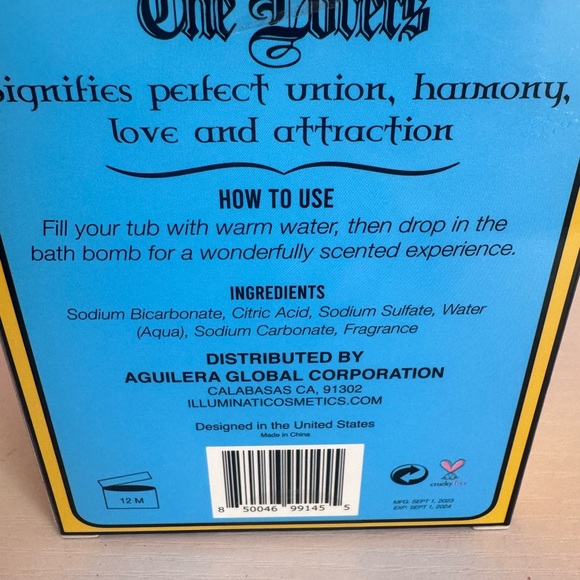 The lovers bath bomb. Single cherry scented bath bomb. - Picture 3 of 3